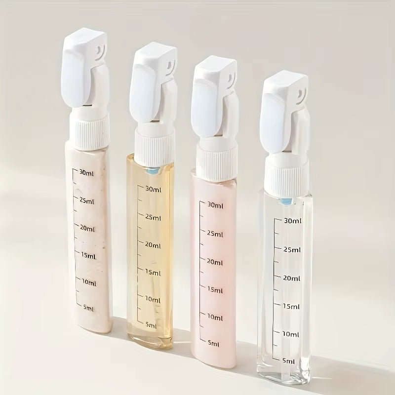 Versatile 4-In-1 Emulsion Dispenser Bottle - Perfect Travel Companion with Stylish Labels