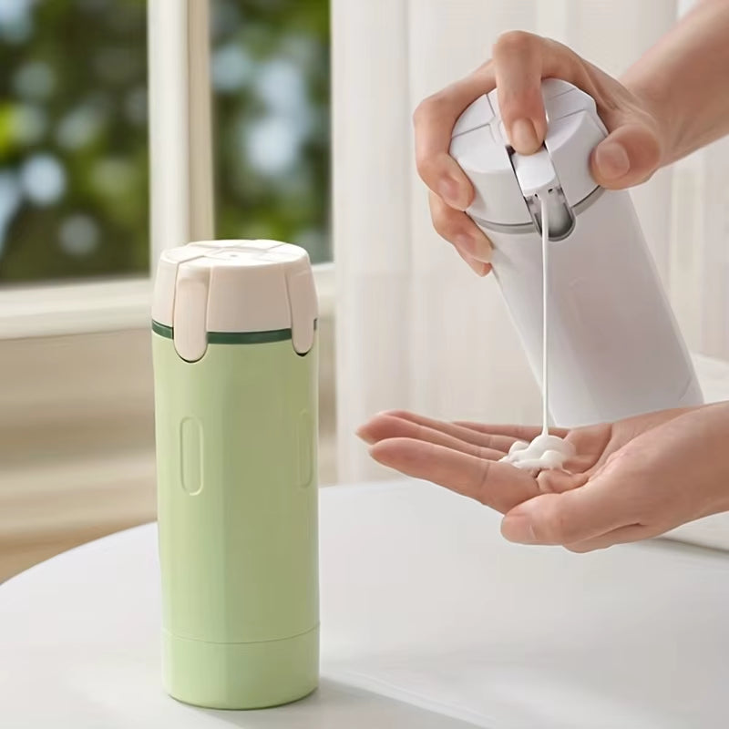 Versatile 4-In-1 Emulsion Dispenser Bottle - Perfect Travel Companion with Stylish Labels