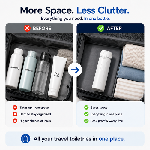 Solvora™ 4-in-1 Travel Dispenser